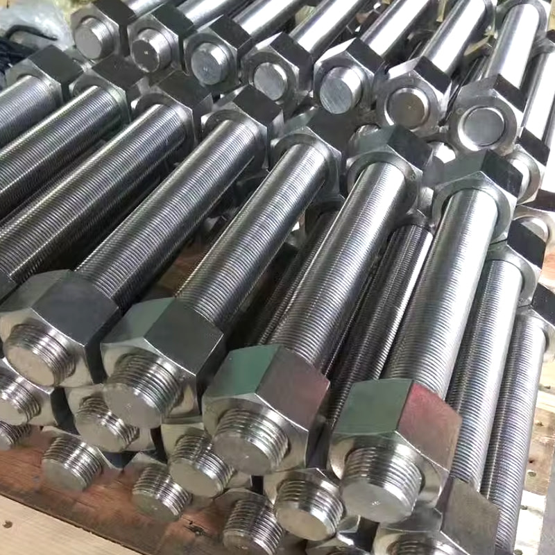 M27*300 PTFE 蓝色/达克罗涂层 ASTM A320 L7 全螺纹杆