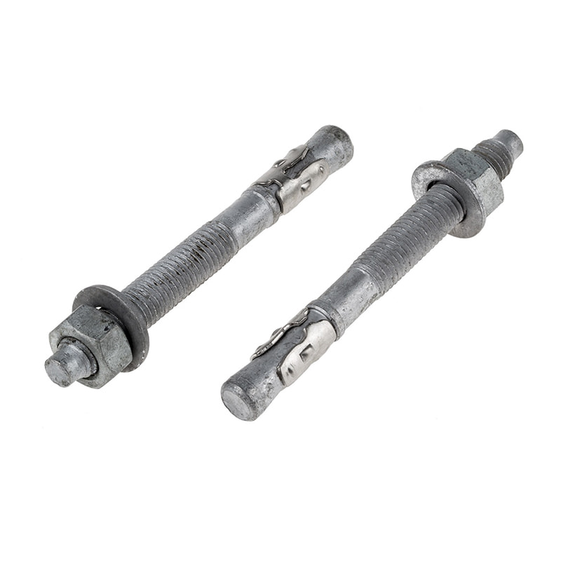 ASTM F1554标准碳钢热浸镀锌锚栓