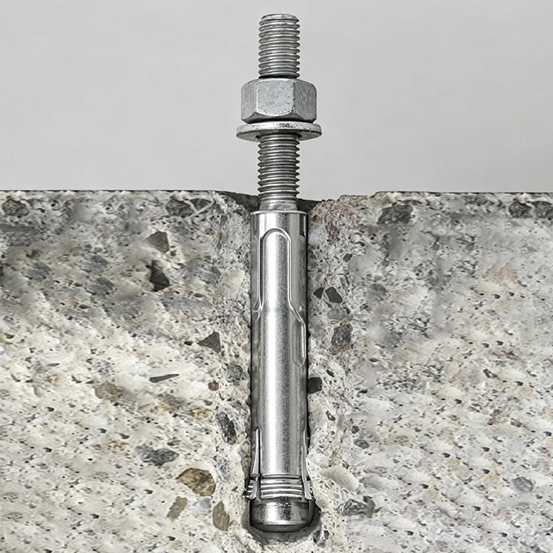 ASTM F1554标准碳钢热浸镀锌锚栓
